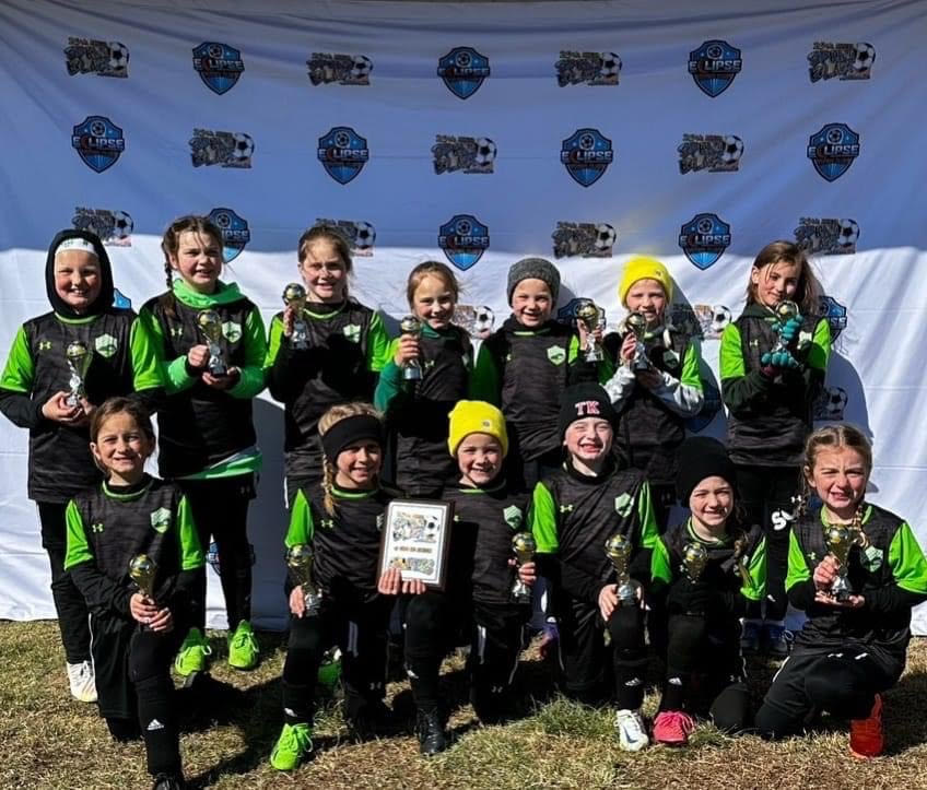 ISC G14 United Green Wins Middletown Spring Blast U9 Red Division
